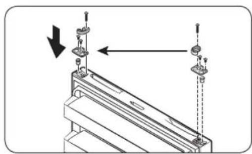 SAMSUNG RT18M6213SG - ÉTAPE 3 Inverser la fermeture automatique (porte du réfrigérateur uniquement) - 1