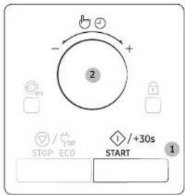 SAMSUNG MC28M6035KS - Réglage du temps de cuisson - 1