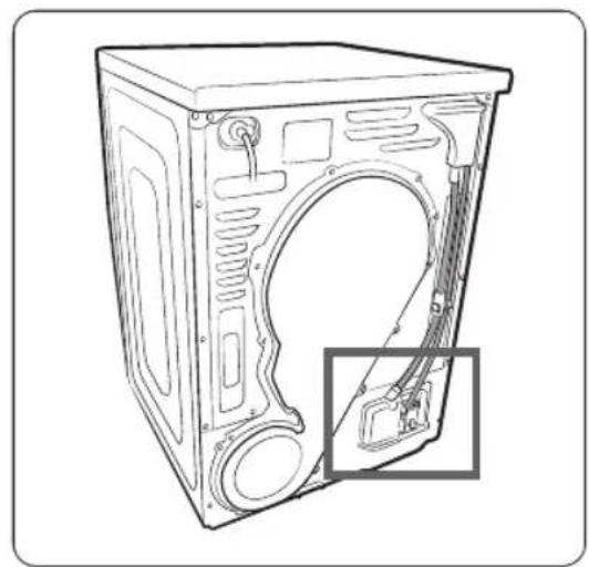 SAMSUNG DV80TA220AH - Tuyau de vidange (si nécessaire) - 1