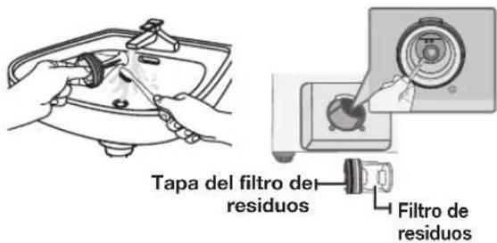 SAMSUNG WF42H5600AP - LIMPIEZA DEL FILTRO DE RESIDUOS - 5