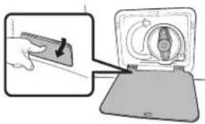 SAMSUNG WF42H5600AP - LIMPIEZA DEL FILTRO DE RESIDUOS - 1