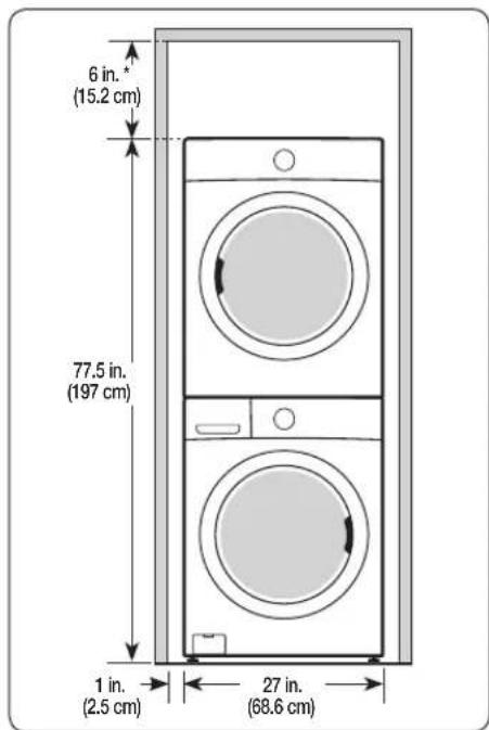 SAMSUNG WF42H5600AP - With optional pedestal base or stacking kit - 3