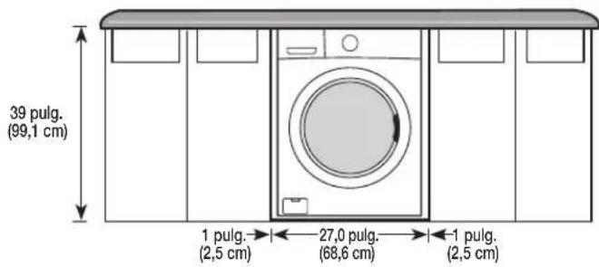 SAMSUNG WF42H5600AP - Instalación bajo contador (sólo lavadora) - 1