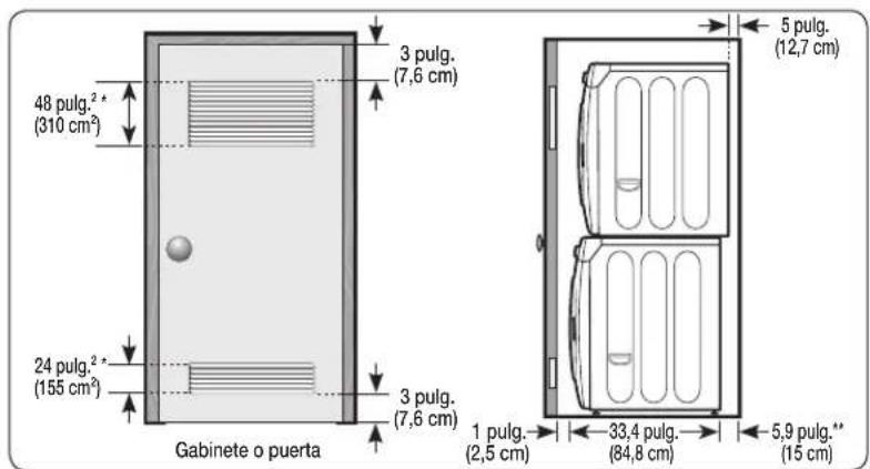 SAMSUNG WF42H5600AP - Con pedestal o kit de apilamiento opcionales - 2