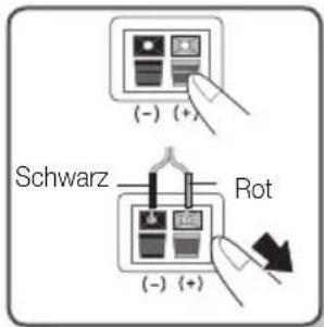 (-) (+) Schwarz Rot (-) (+)