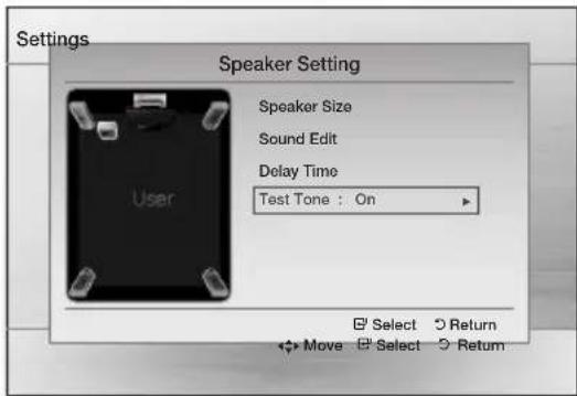 SAMSUNG HTE350K - Test Tone - 1