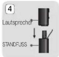 SAMSUNG HTE350K - \* HT-E355 – Front-/Surround-Lautsprecher - 4