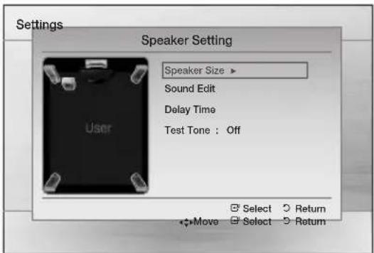SAMSUNG HTE350K - Speaker Size - 1