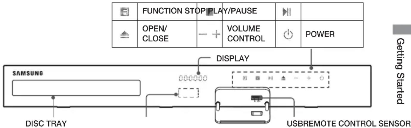 SAMSUNG HTH4530 - Front Panel - 1