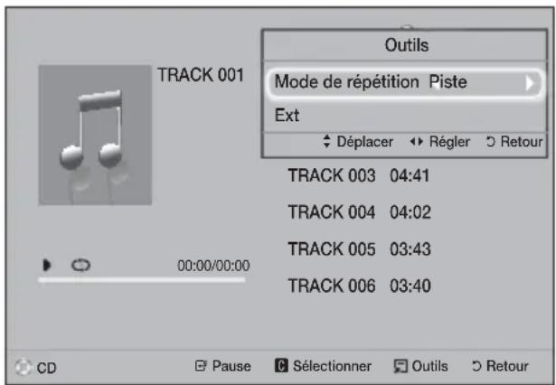 SAMSUNG HTH4530 - Lecture d'un disque audio préenregistré disponible dans le commerce - 1