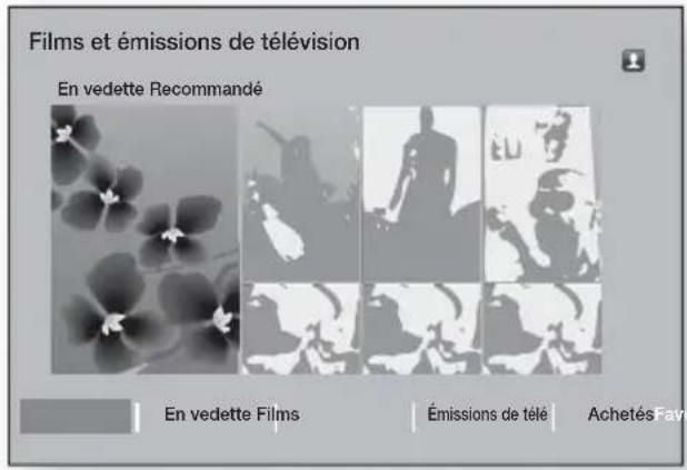 SAMSUNG HTF9730W - Utilisation de l'option films et programmes télévisés - 1