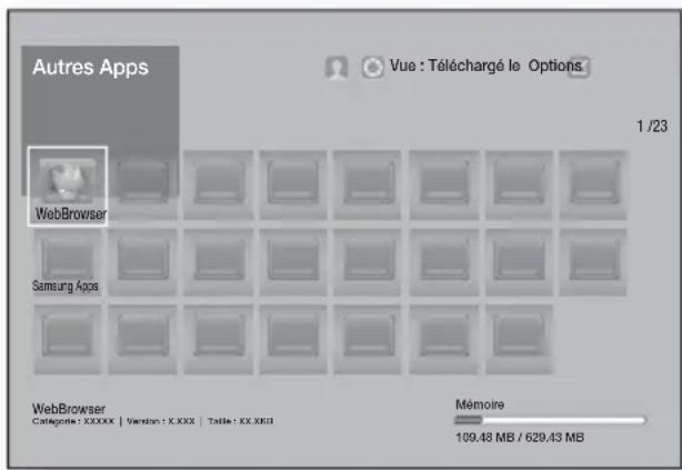 SAMSUNG HTF9730W - Utilisation de l'écran toutes téléchargées - 1