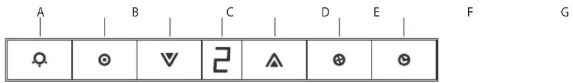 Fisher & Paykel HC90CGX1 - Bedienungsfeld zur regulung per knopfdruck - 1