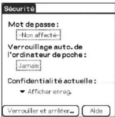 SONY PEGTJ25 - Verrouillage de votre ordinateur de poche CLIÉ avec un mot de passer (Protection des données) - 1