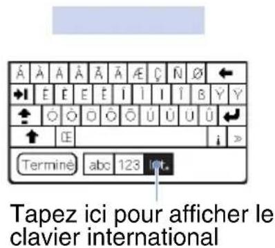 SONY PEGTJ25 - Tapez sur [Edition], puis sélectionnez [Clavier]. - 3