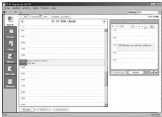 SONY PEGTH55 - Double-cliquez sur (CLIE Organizer for PC) sur le Bureau Windows. - 1