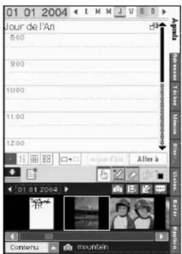 01 01 2004 Jour de l'An 8:00 9:00 10:00 11:00 12:00 Agenda Interpretation Tilverse Allertes Brix Outros Contenu mountain
