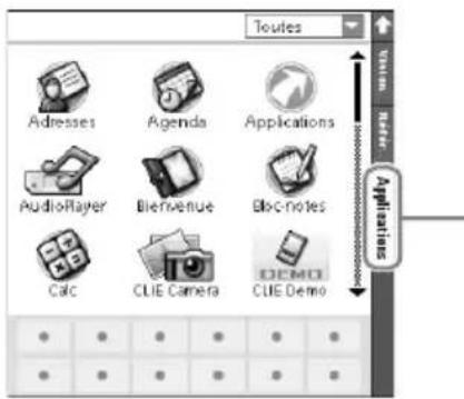 SONY PEGTH55 - Démarrage des autres applications - 1