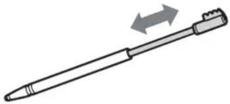 SONY PEGTH55 - Sortez le stylet. - 2