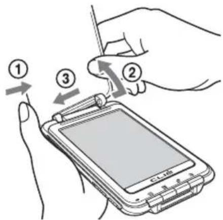 SONY PEGTH55 - Retrait du couvercle de protection - 1