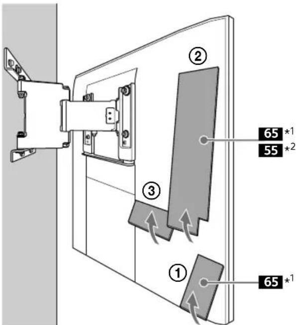 SONY SUWL845 - A TV falra szerelése - 9