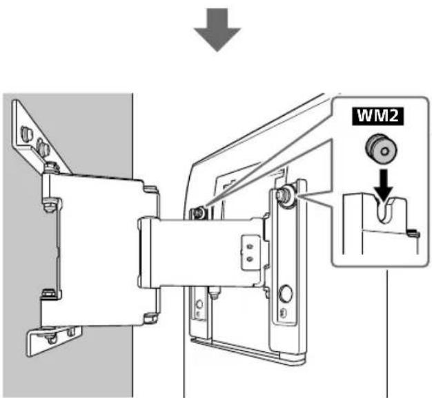 SONY SUWL845 - Instalácia televízneho prijímača na stenu - 5