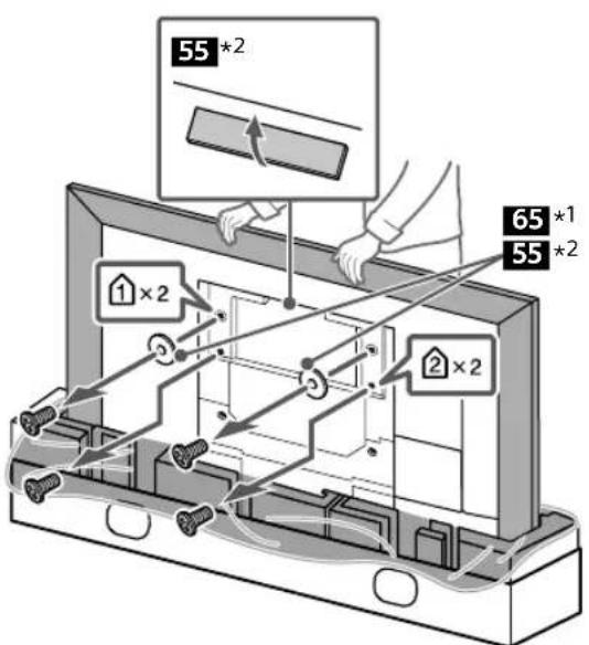 SONY SUWL845 - Preparing for the installation of the TV - 3