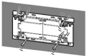 SONY SUWL845 - Achten Sie darauf, die Wandhalterung entsprechend den Anweisungen in dieser Bedienungsanleitung sicher an der Wand zu montieren. - 1