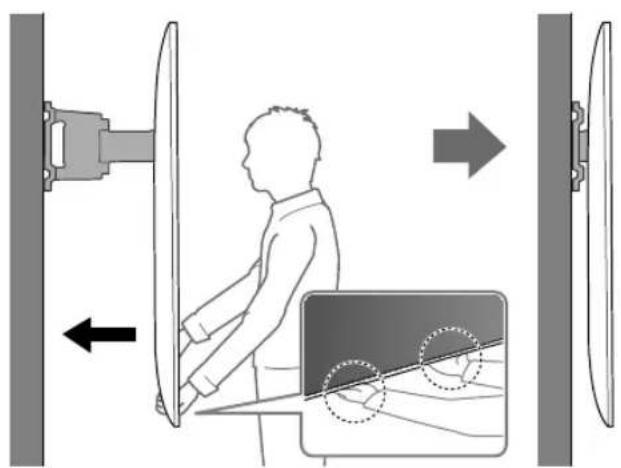 SONY SUWL845 - Instalar o Televisor na parede - 13