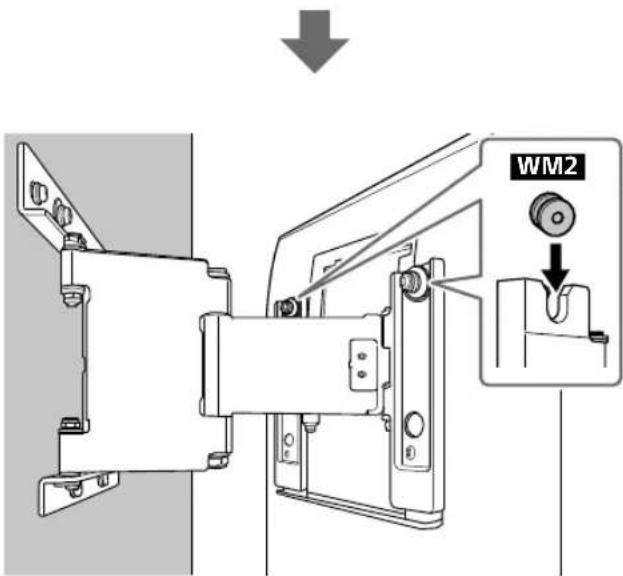 SONY SUWL845 - Installation des Fernsehgeräts an der Wand - 5
