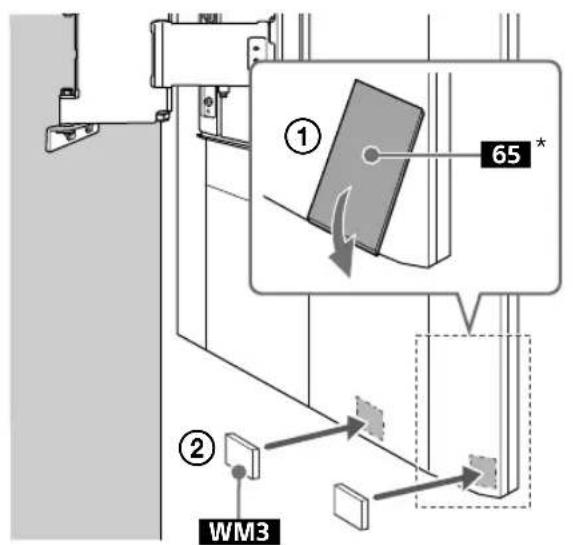 SONY SUWL845 - Installazione della TV sulla parete - 10