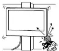SONY SUWL845 - He BCTaHOBJIouTe KPOHHTeH dIa HAcTIHHORO KpINJIeHHa B MicxHa CTiHi, De KpaI cy 6OKn TeLeBi3opa BNCTyNaIOb 3a MeKi NOBepXHi CTiHi. - 1