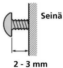 Seinä 2 - 3 mm