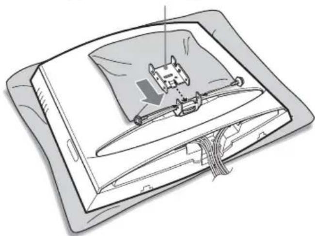 SONY SUW210 - Fixez le support de fixation © au support de fixation Ⓑ selon l'angle souhaité. - 1