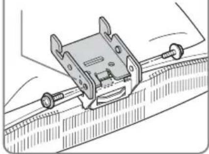 SONY SUW210 - Fixez le support de fixation © au support de fixation Ⓑ selon l'angle souhaité. - 2
