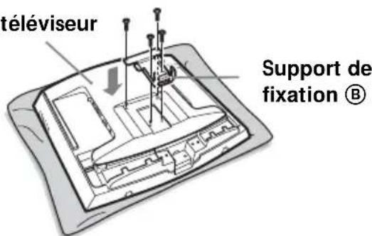 téléviseur Support de fixation Ⓑ