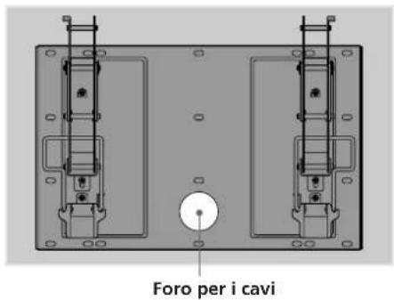 SONY SUPW3M - Collegare al televisore il cavo di alimentazione e i cavi di collegamento in dotazione. - 1