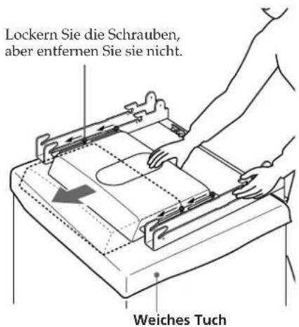 SONY SUPW3M - Ändern Sie die Position des Tieftonlautsprechers. - 1