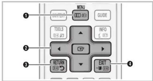 SAMSUNG LE40C750R2Z - How to Navigate Menus - 1