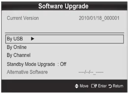 SAMSUNG LE40C750R2Z - Software Upgrade - 1