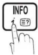 SAMSUNG LE40C750R2Z - Uporaba gumba INFO (Now &amp; Next guide) - 1