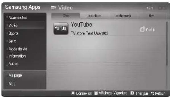 SAMSUNG LE40C750R2Z - Samsung apps - 1