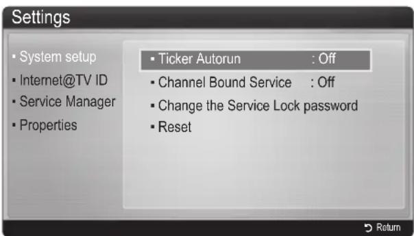 SAMSUNG LE40C750R2Z - Settings - 1