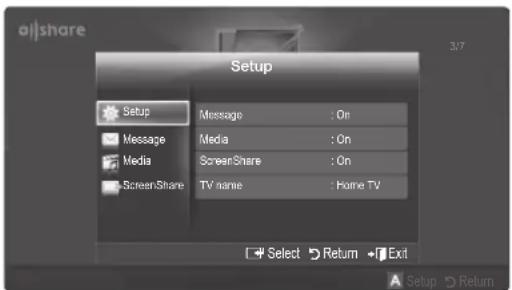 SAMSUNG LE40C750R2Z - Setup - 1