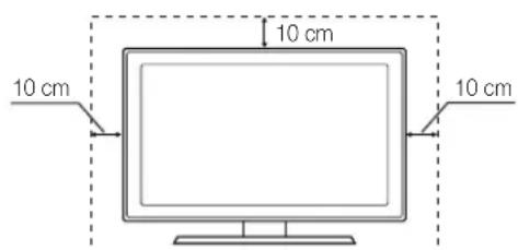 SAMSUNG LE40C750R2Z - Namestitev s stojalom. Namestitev z opremo za pritrditev na steno. - 1
