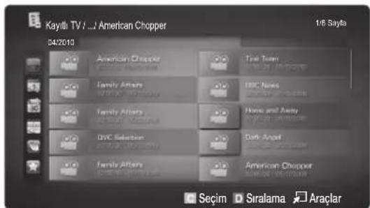 SAMSUNG LE40C750R2Z - Kayitli TV Programimi Oynatma - 1