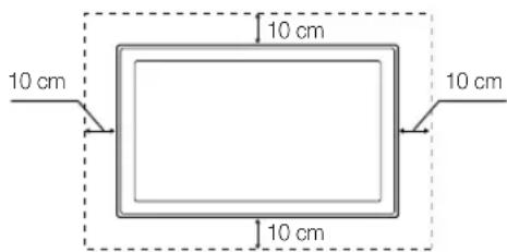 SAMSUNG LE40C750R2Z - Instalacao com uma base. Instalacao com um suporte de montagem na parede. - 2