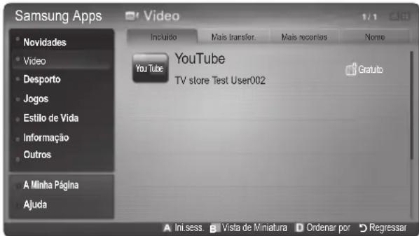 SAMSUNG LE40C750R2Z - Samsung Apps - 1