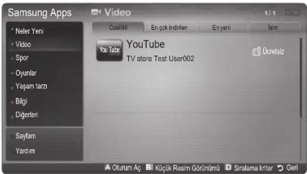 SAMSUNG LE40C750R2Z - Samsung Apps - 1