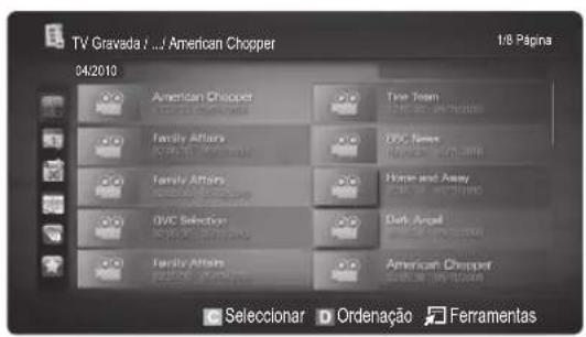 SAMSUNG LE40C750R2Z - Reproduzir o programa de televisao gravado - 1